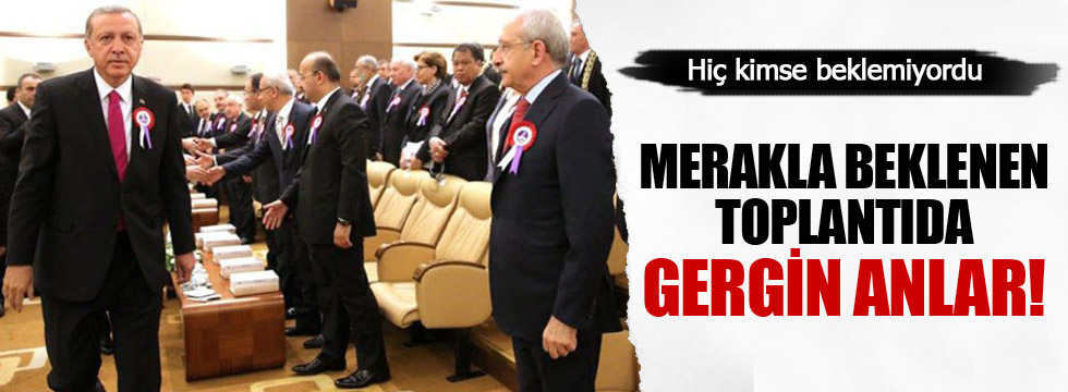 Erdoğan, Kılıçdaroğlu'nun elini sıkmadı