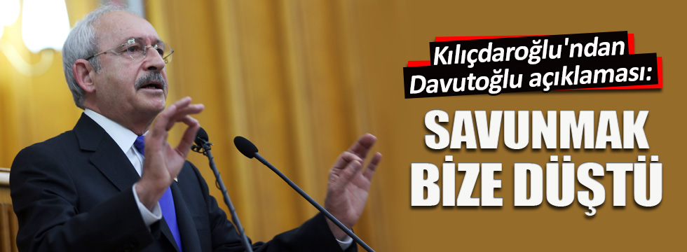 Kılıçdaroğlu'ndan Davutoğlu açıklaması