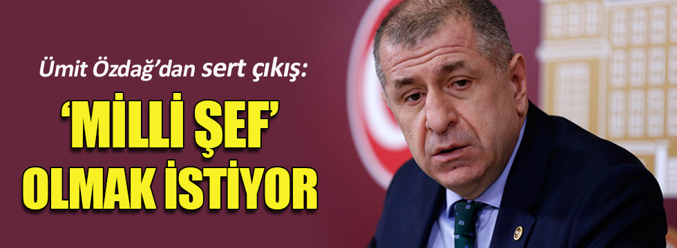Ümit Özdağ'dan partili başkanlık sistemine sert tepki!