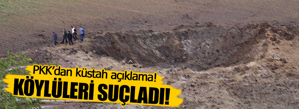 PKK'dan kan donduran açıklama: Köylüleri suçladılar
