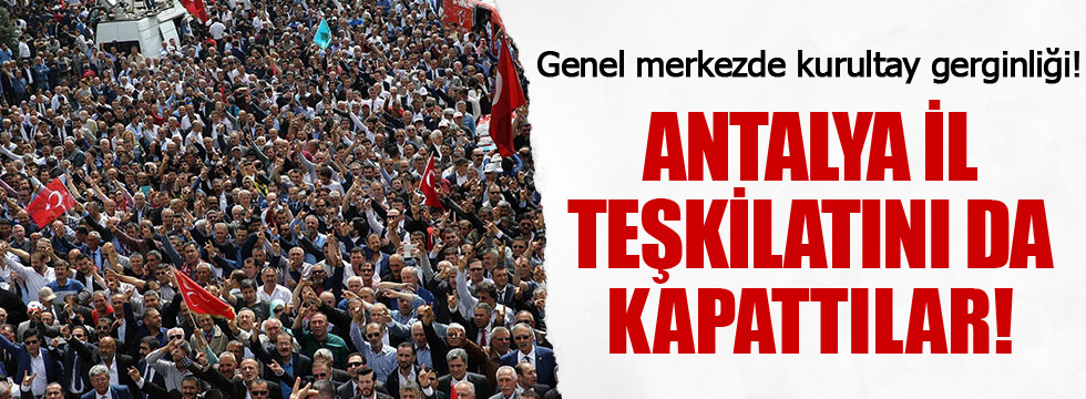 MHP Antalya İl Teşkilatı Görevden Alındı