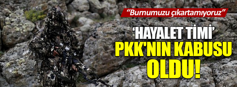 TSK’nın 'Hayalet timi' PKK'yı köşeye sıkıştırdı
