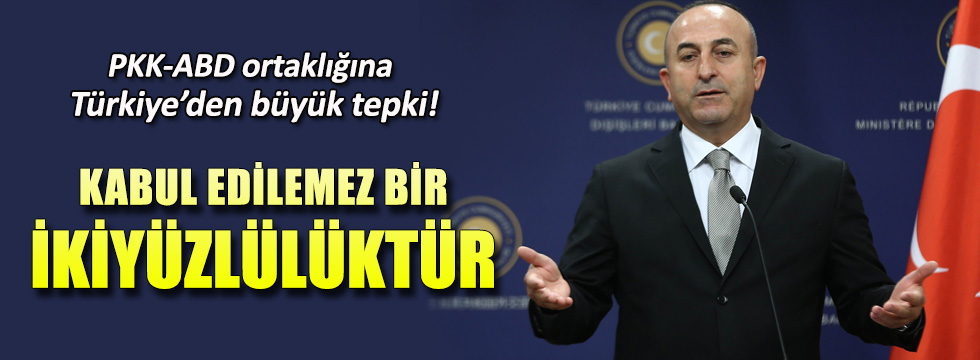 Mevlüt Çavuşoğlu'ndan ABD'ye tepki! "Kabul edilemez, ikiyüzlülüktür"