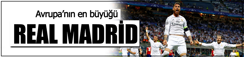 Şampiyon Real Madrid!