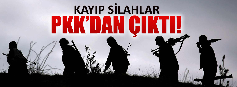 Kayıp silahlar PKK'ya verilmiş!