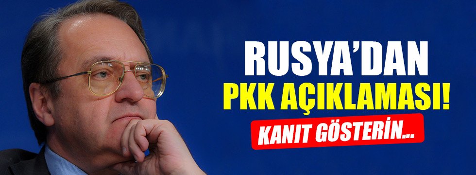 Rusya'dan PKK iddiasına yanıt