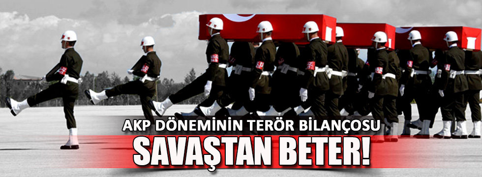 İşte AKP’nin terör bilançosu