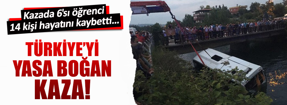 Osmaniye'de okul gezisinde facia: 14 ölü