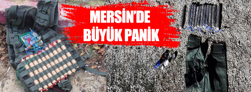 Mersin'de canlı bomba yeleği bulundu!