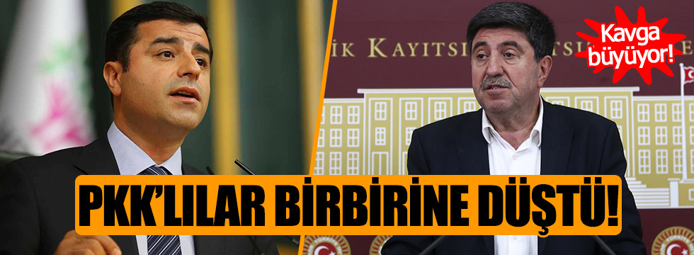 PKK'lılar birbirine girdi