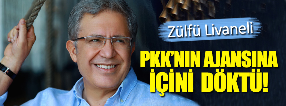 Livaneli, PKK'nın haber ajansına dert yandı!
