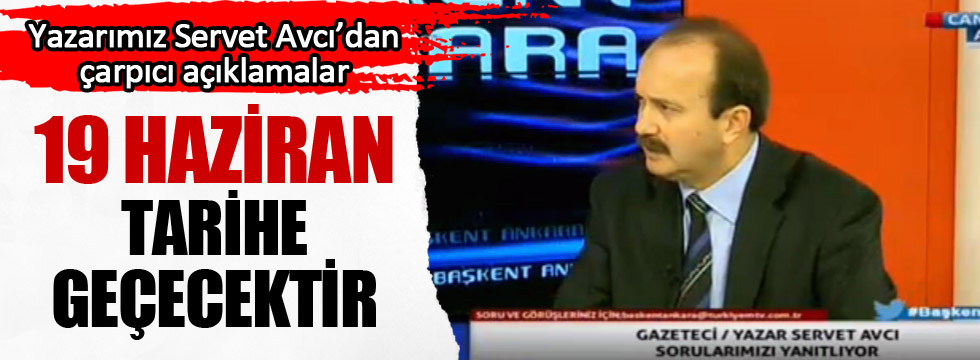 Servet Avcı, Türkiyem TV’nin Canlı yayın konuğu oldu