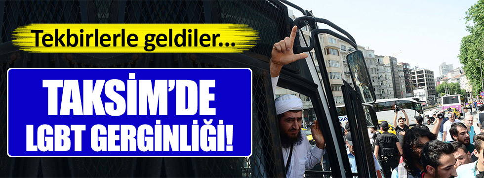 Taksim karıştı: 11 gözaltı!