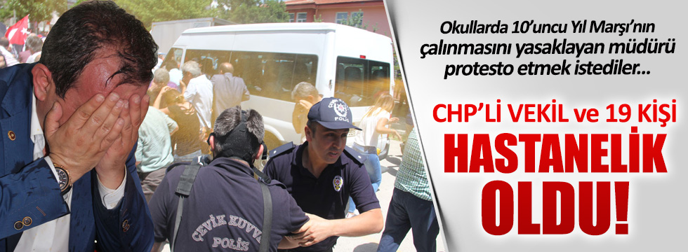 Bolu’da CHP’lilere gazlı polis müdahalesi
