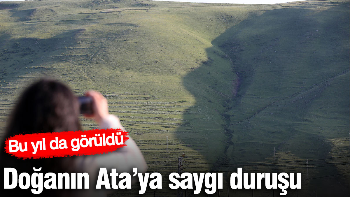 Doğanın Ata'ya saygı duruşu