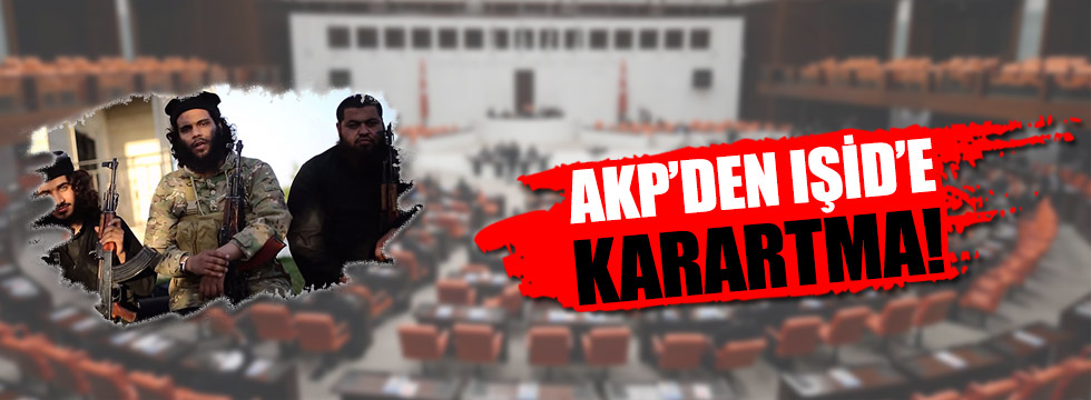 AKP’liler terörizmi araştırmayı reddetti