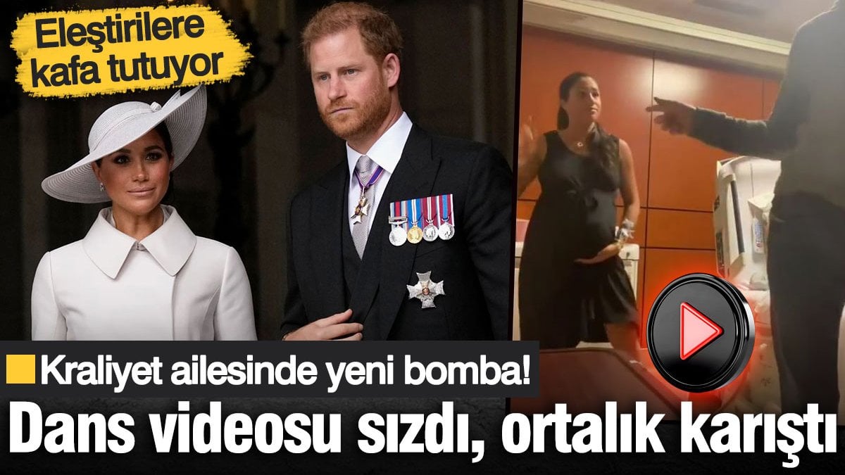 Kraliyet ailesinde yeni bomba! Meghan Markle’nin twerk videosu sızdı, ortalık yine karıştı