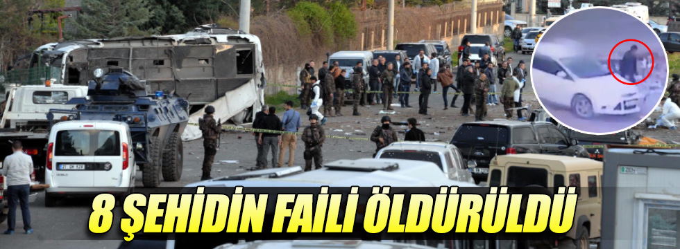 Diyarbakır Bağlar'da 8 şehidin faili öldürüldü