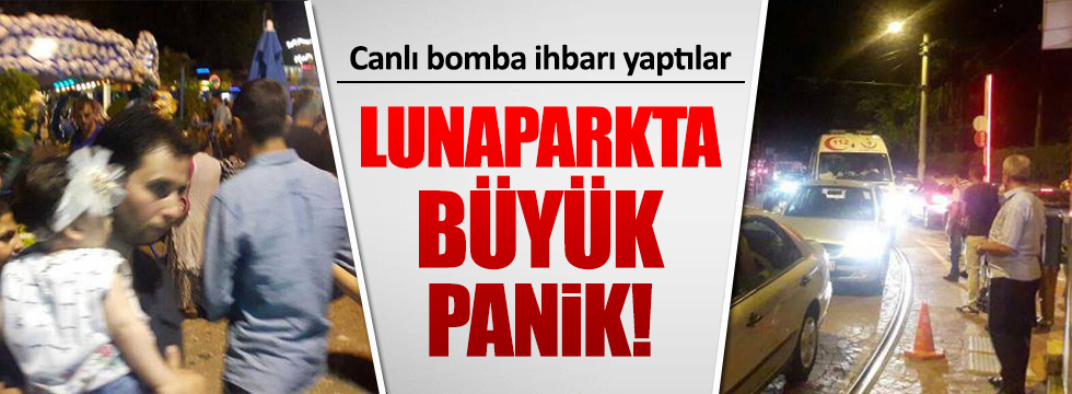 Bursa'da lunaparkta canlı bomba ihbarı yapıldı!