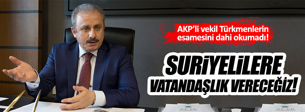AKP'li vekil Türkmenleri hiç saydı!