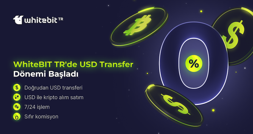 Türkiye'ye Özel! Sıfır Komisyonla 7/24 USD Para Çekme ve Yatırma İmkanı Sunan Avrupa'nın Güvenilir Kripto Borsası