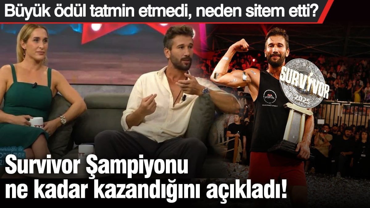 Survivor All Star Şampiyonu Adem Kılıçcı'nın Acı Hayal Kırıklığı: 'Bu Ödül Değil!'