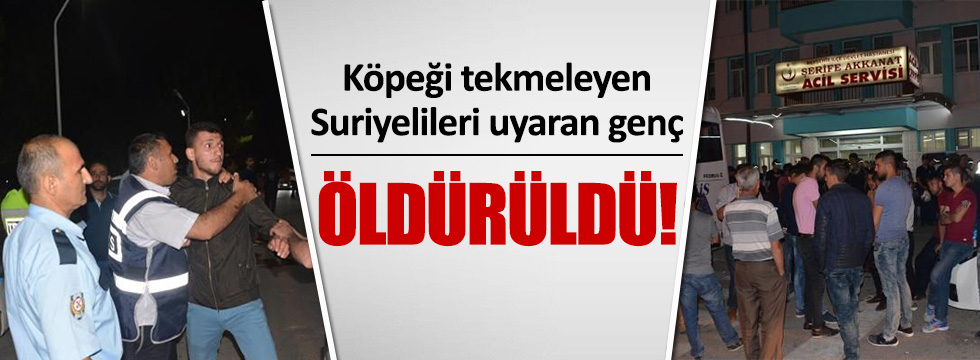 Suriyeliler Türk gencini öldürdü!