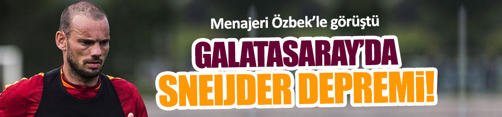 İşte Dursun Özbek'in Sneijder kararı!