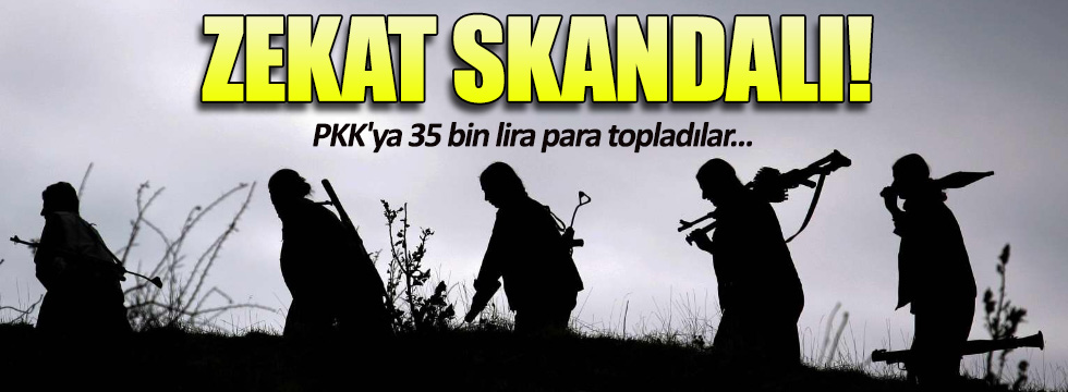 Zekat adı altında PKK'ya 35 bin lira para topladılar