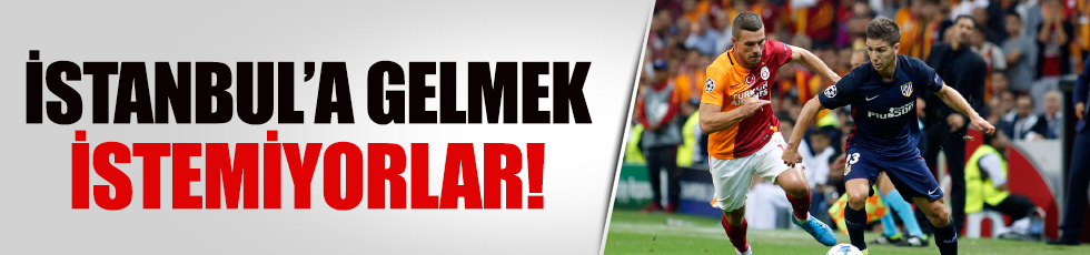 Galatasaray-Atletico Madrid maçı riske girdi