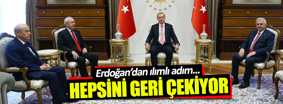Erdoğan, muhalefet liderlerine açtığı davaları geri çekiyor