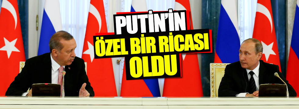 Bakan Çavuşoğlu: Putin'in bir ricası oldu
