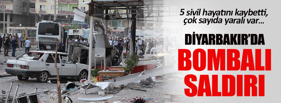 Diyarbakır'da patlama meydana geldi