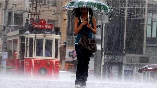 İstanbul'a yağış geliyor...