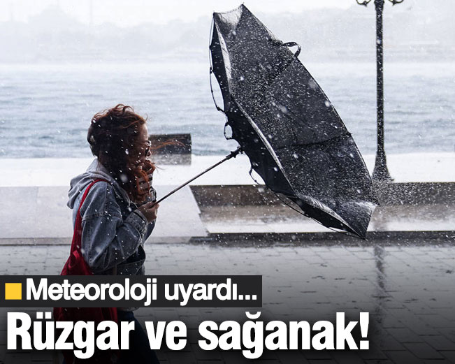 Meteoroloji'den kuvvetli rüzgar ve sağanak uyarısı! (25 Ağustos 2025)