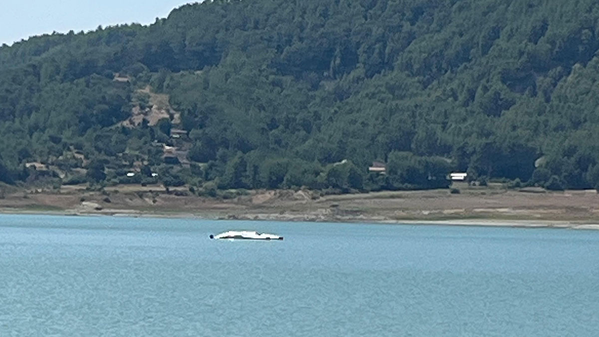 Yangın söndürme uçağı deneme uçuşunda kırıma uğradı