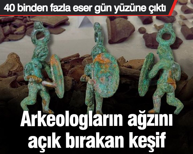 Arkeologların ağzını açık bırakan keşif: 40 binden fazla eser gün yüzüne çıkartıldı