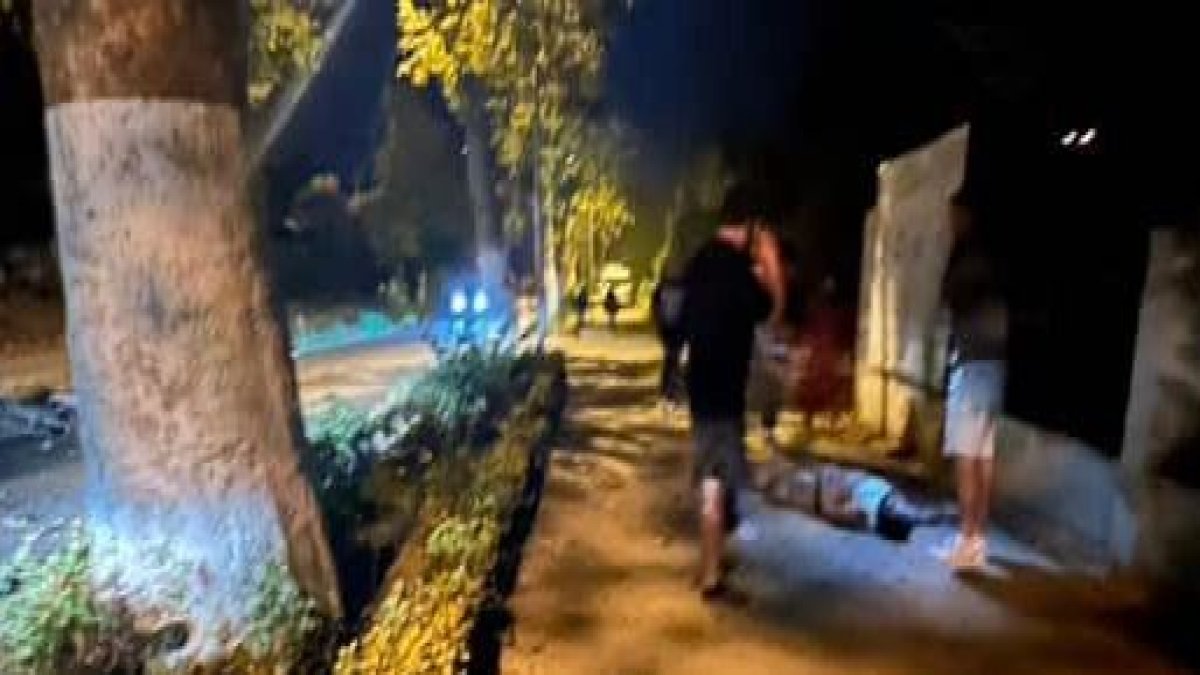 Motosikletiyle ağaca çarptı