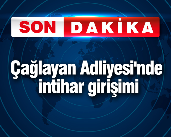 Çağlayan Adliyesi'nde intihar girişimi