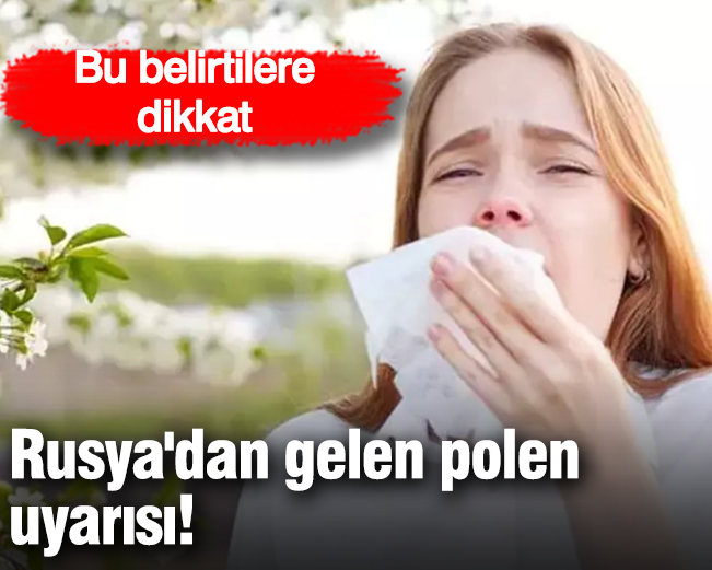 Rusya'dan gelen polen uyarısı! Bu belirtilere dikkat