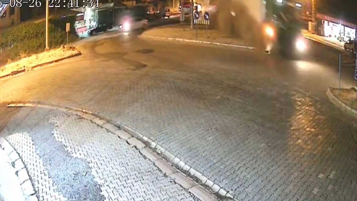 Freni boşalan TIR’da faciadan dönüldü