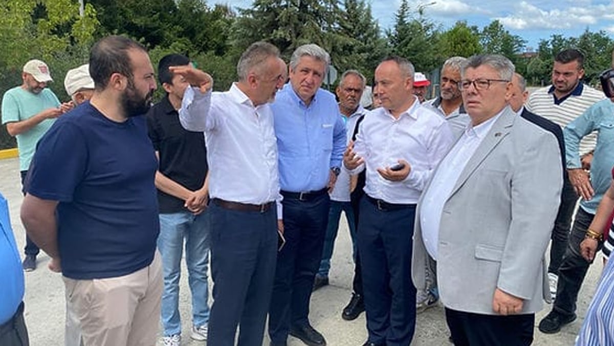 CHP heyetinden Çarşamba'daki katı atık tesisine inceleme ziyareti
