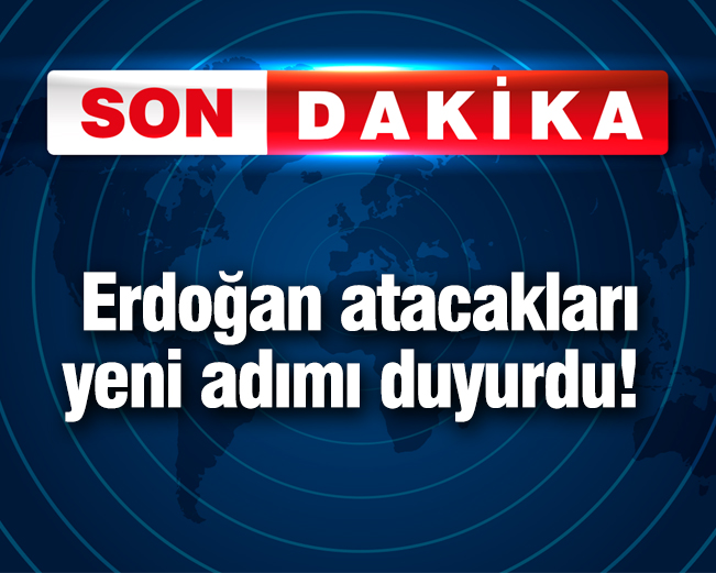 Erdoğan atacakları yeni adımı duyurdu!
