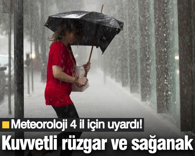Meteoroloji'den kuvvetli rüzgar ve sağanak uyarısı! (28 Ağustos 2025)