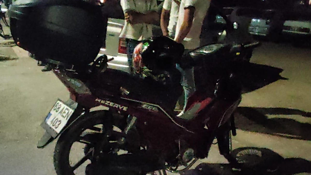 Aksaray’da motosiklet ile otomobil çarpıştı: 1 yaralı