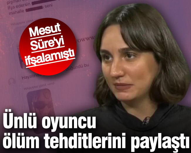 Mesut Süre hakkındaki taciz iddialarıyla gündeme bomba gibi düşen ünlü oyuncu Tuluğ Özlü aldığı ölüm tehditlerini ifşaladı