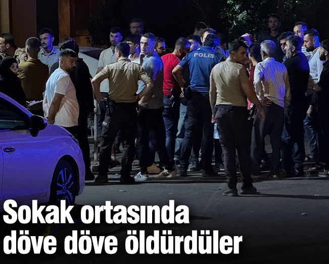 Sokak ortasında döve döve öldürdüler