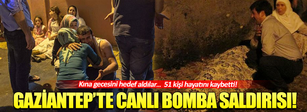 Gaziantep'de kına gecesinde patlama