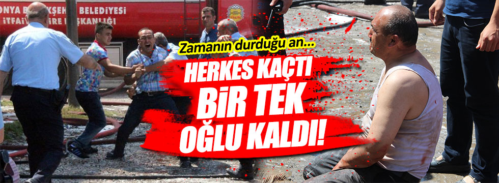 Konya'da korkunç ölüm!