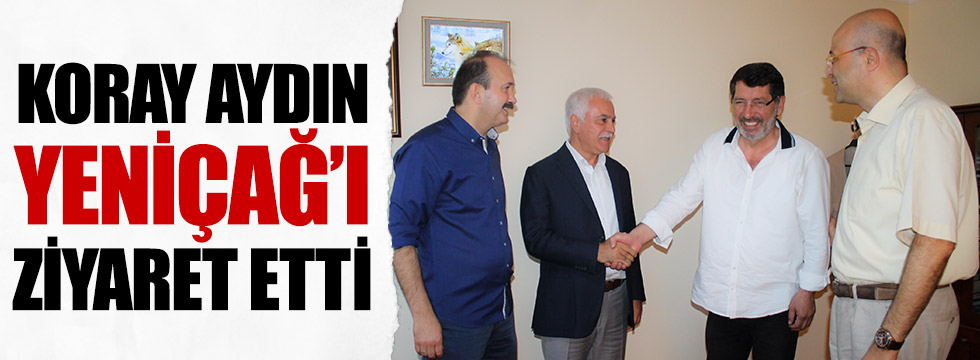 MHP Genel Başkan Adayı Koray Aydın Yeniçağ'ı ziyaret etti